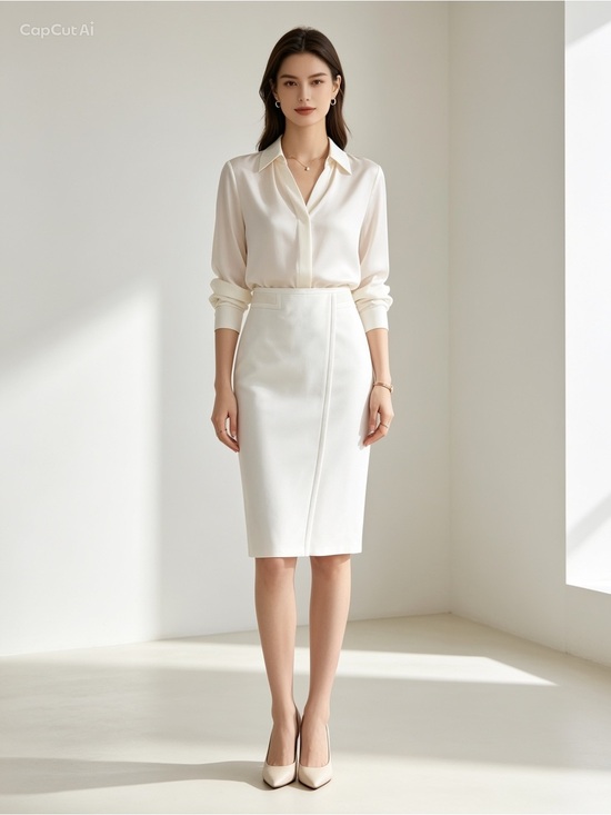 Hugo Boss Dresses & Skirts - Boss Hugo Boss Crisp White Pencil Skirt - Classic Office Skirt